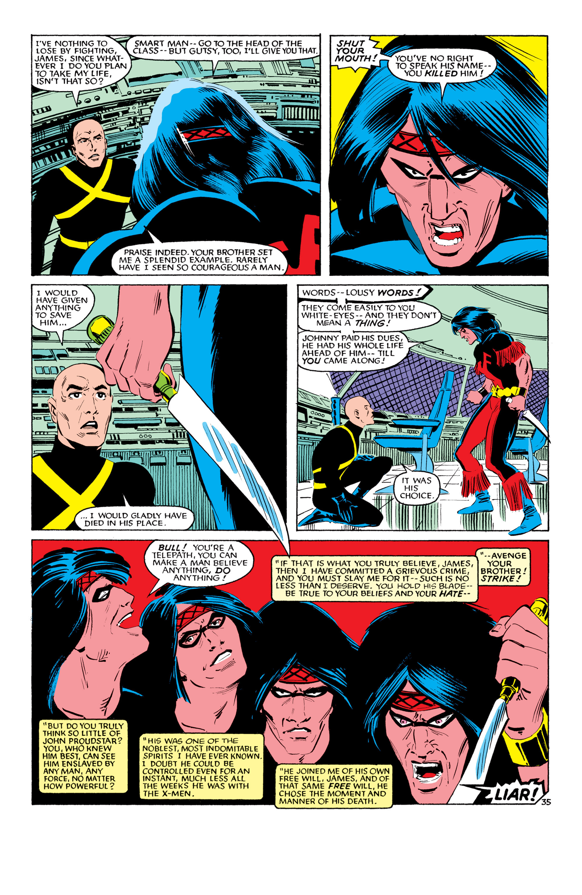 Read online Uncanny X-Men (1963) comic -  Issue #193 - 36