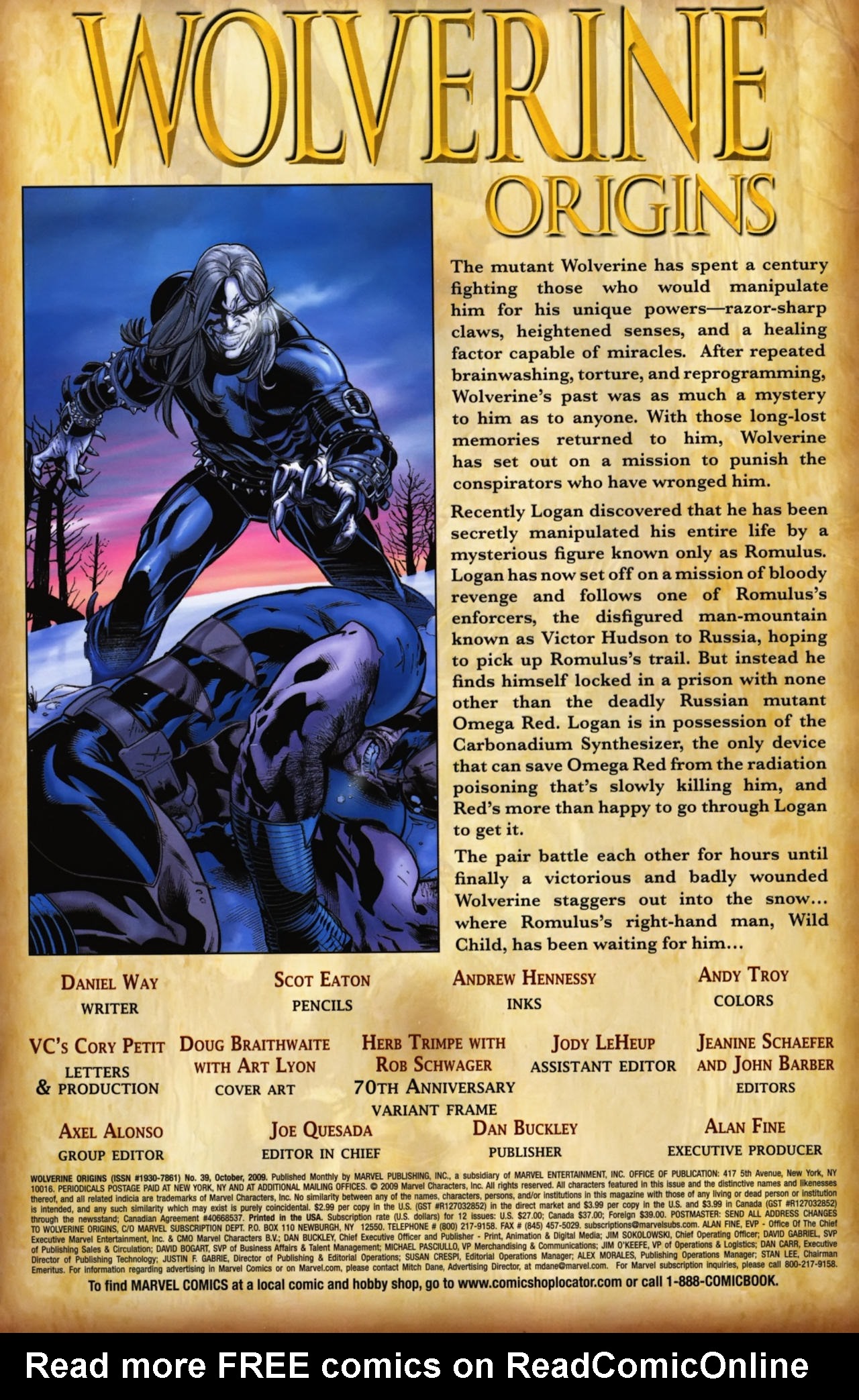 Read online Wolverine: Origins comic -  Issue #39 - 2