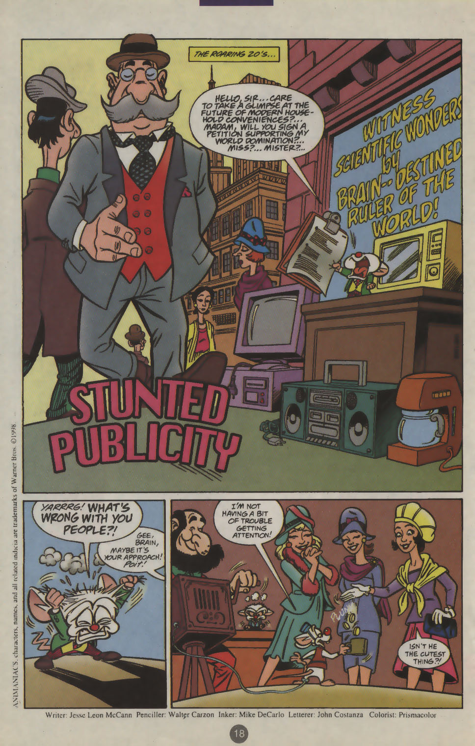 Read online Pinky and The Brain comic -  Issue #22 - 14