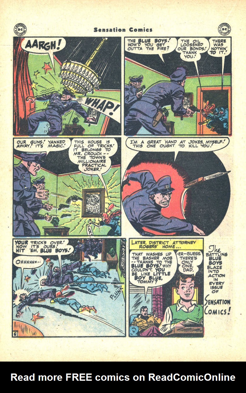 Read online Sensation (Mystery) Comics comic -  Issue #68 - 22