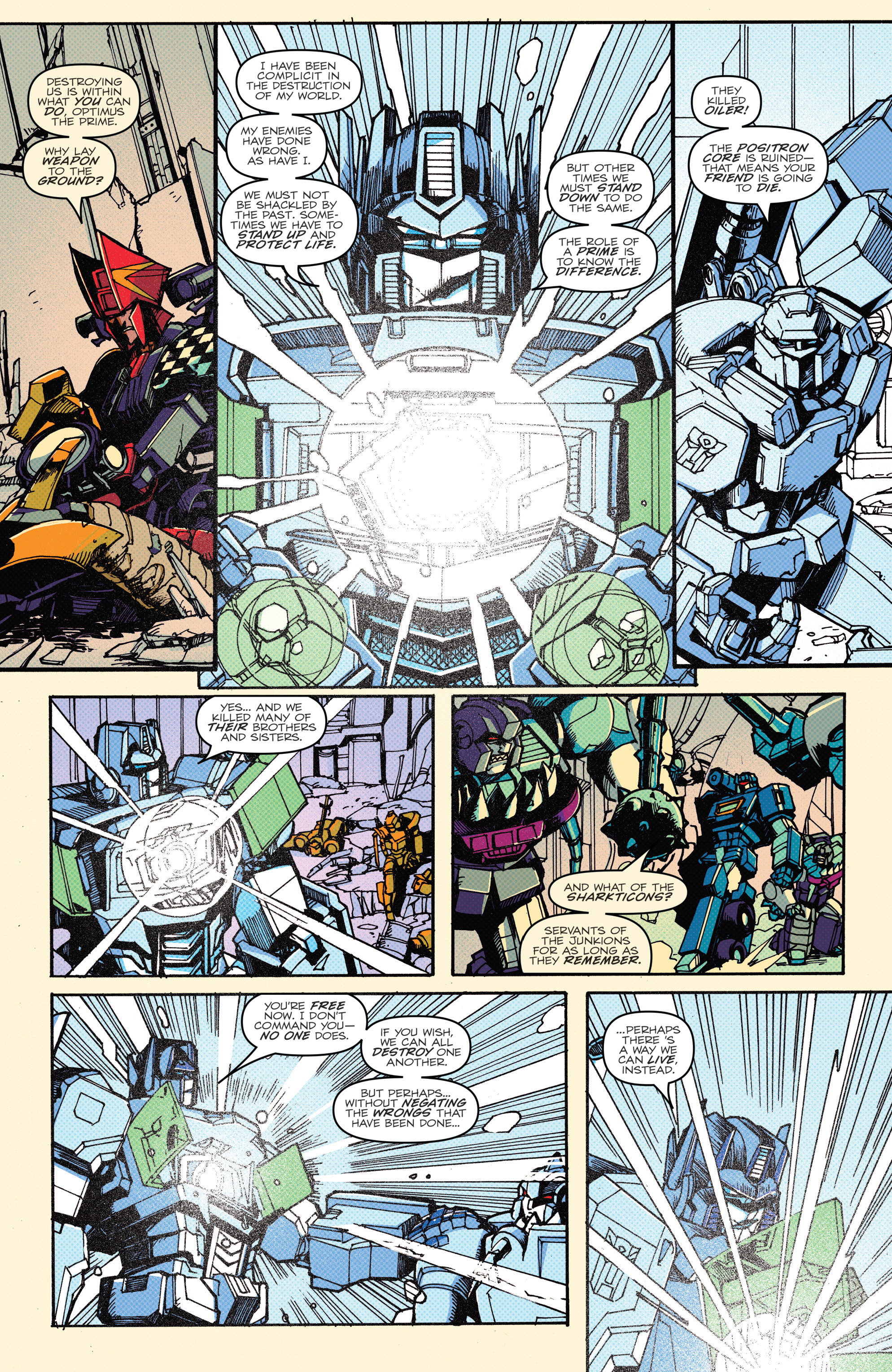Read online Optimus Prime comic -  Issue #6 - 19