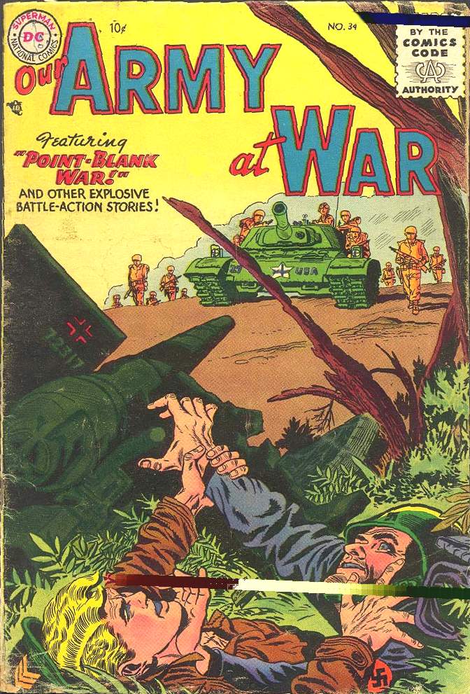 Read online Our Army at War (1952) comic -  Issue #34 - 2