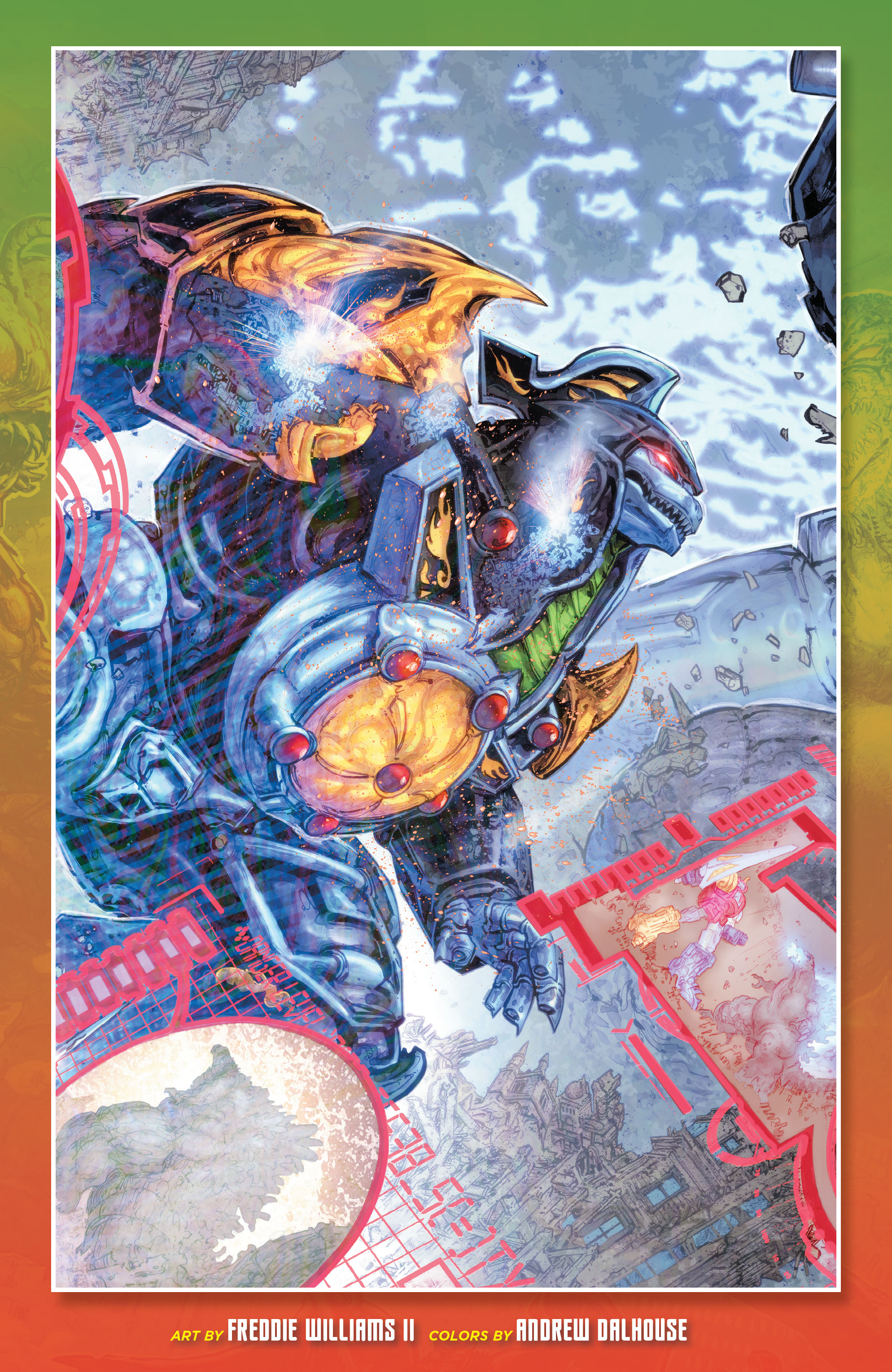 Read online Godzilla vs. The Mighty Morphin Power Rangers comic -  Issue #2 - 24