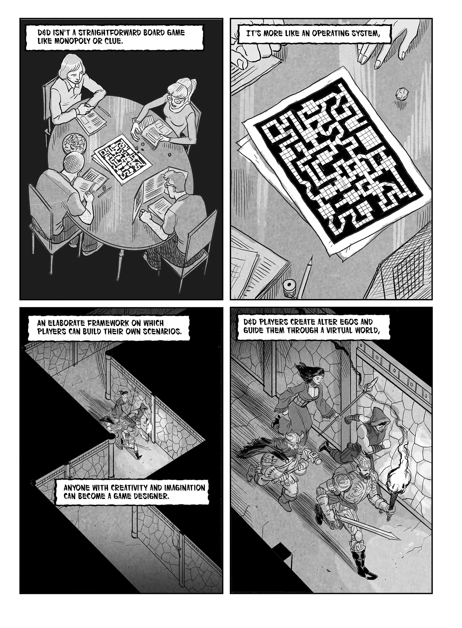 Read online Rise of the Dungeon Master: Gary Gygax and the Creation of D&D comic -  Issue # TPB - 12