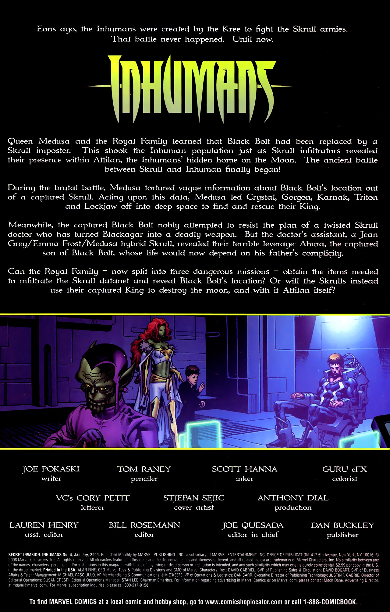 Read online Secret Invasion: Inhumans comic -  Issue #4 - 2