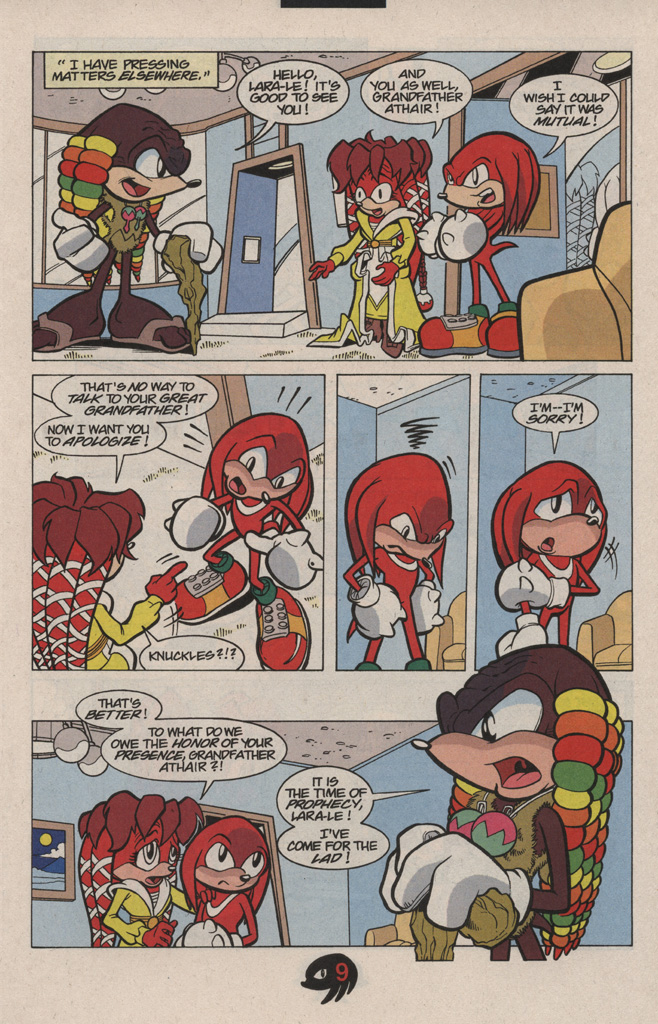 Read online Knuckles the Echidna comic -  Issue #10 - 17