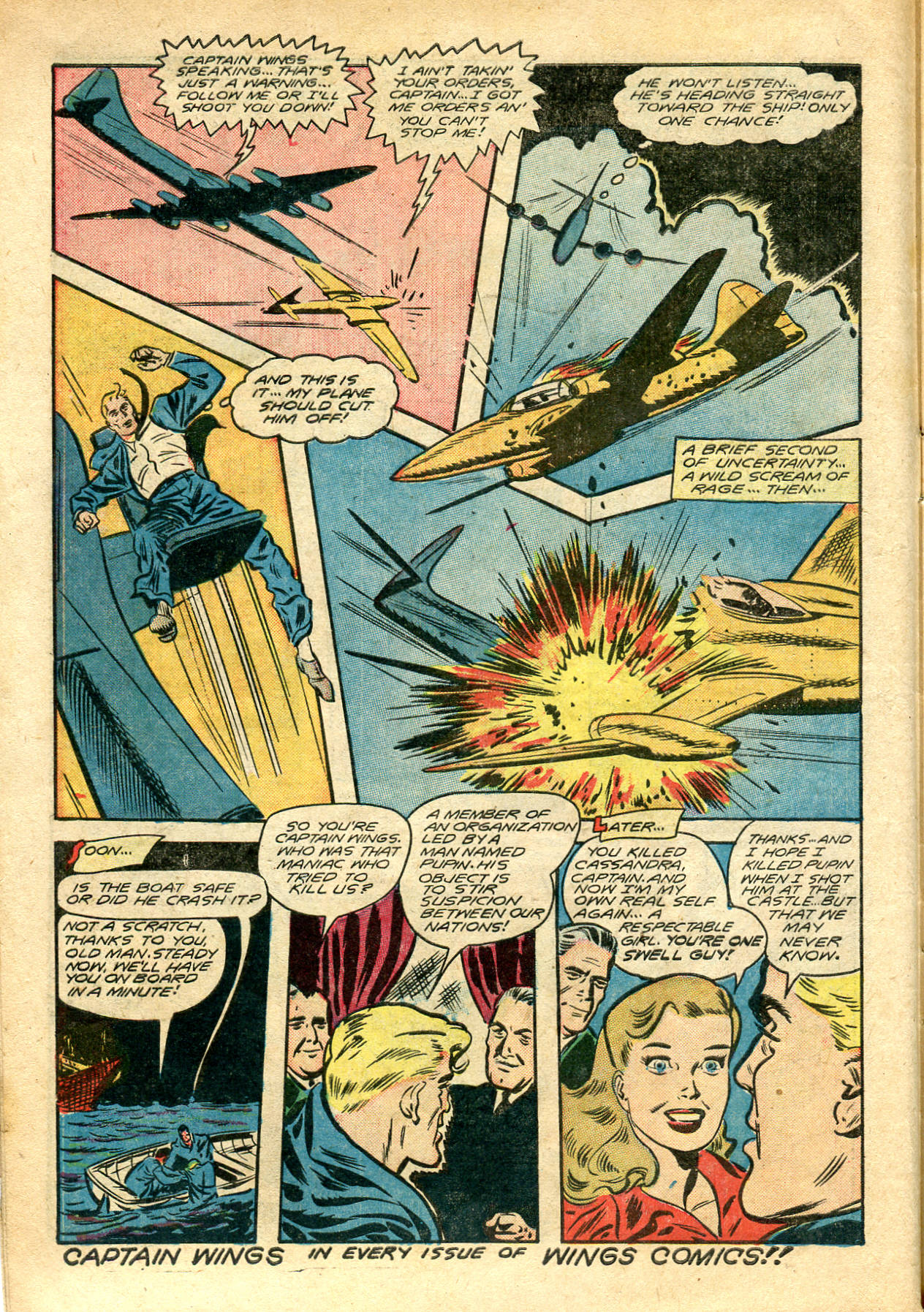 Read online Wings Comics comic -  Issue #98 - 12