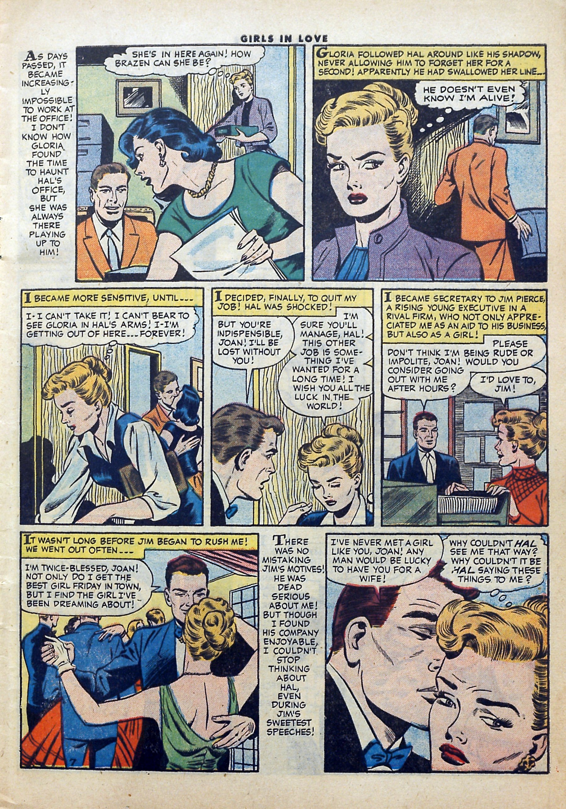 Read online Girls in Love (1955) comic -  Issue #57 - 9