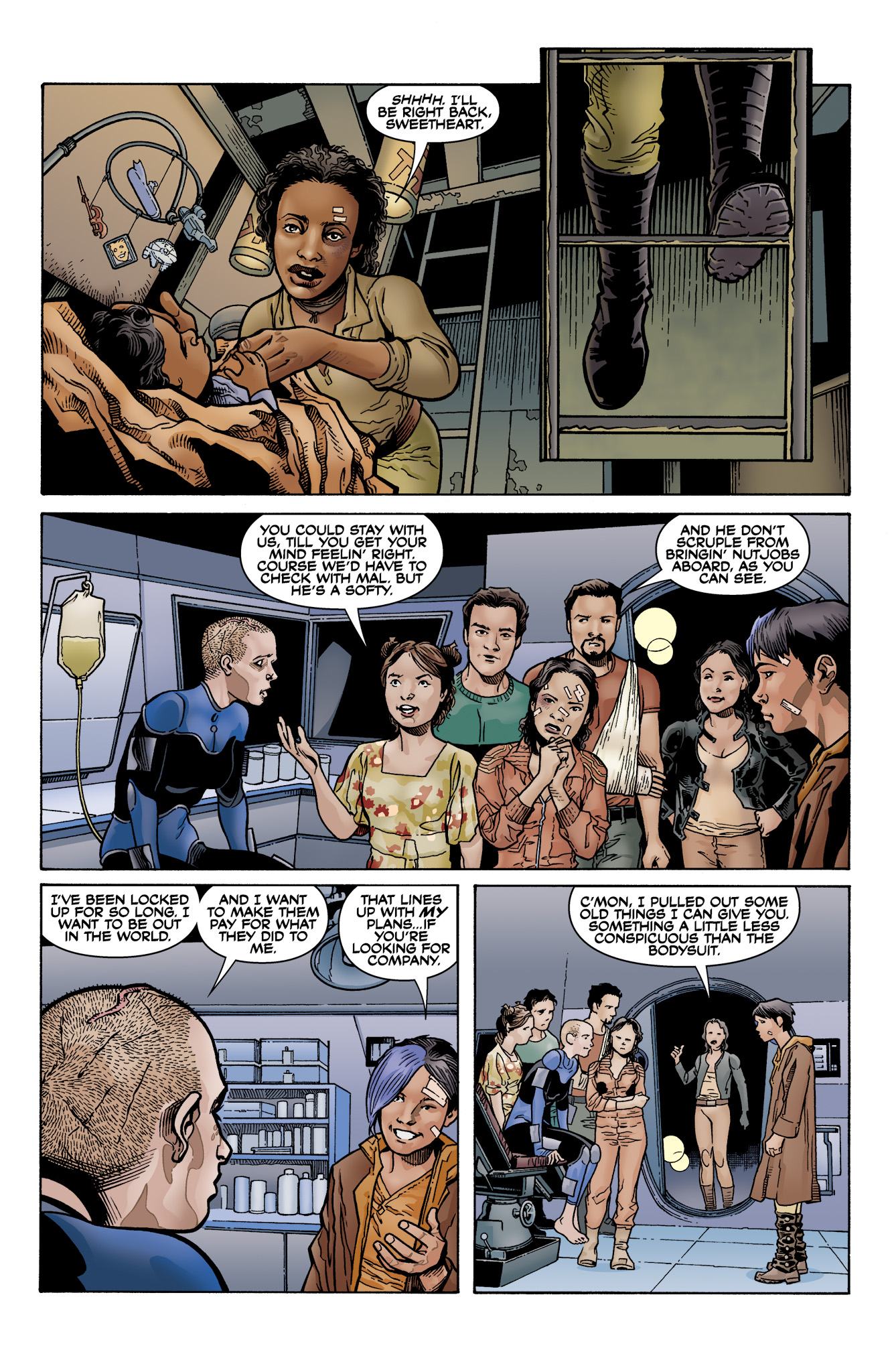 Read online Serenity: Firefly Class 03-K64  Leaves on the Wind comic -  Issue #6 - 21