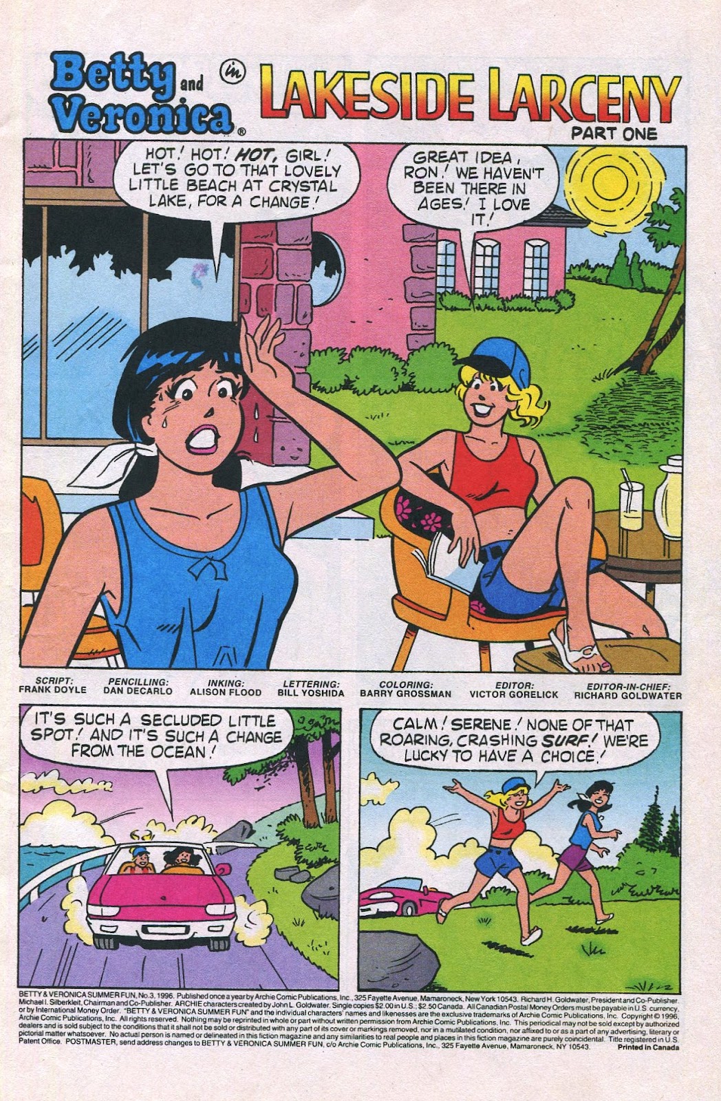 Betty And Veronica: Summer Fun (1994) issue 3 - Page 3
