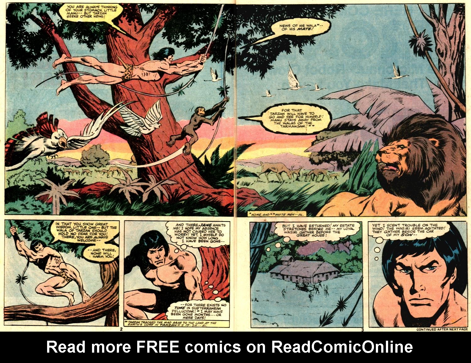 Read online Tarzan (1977) comic -  Issue #25 - 3