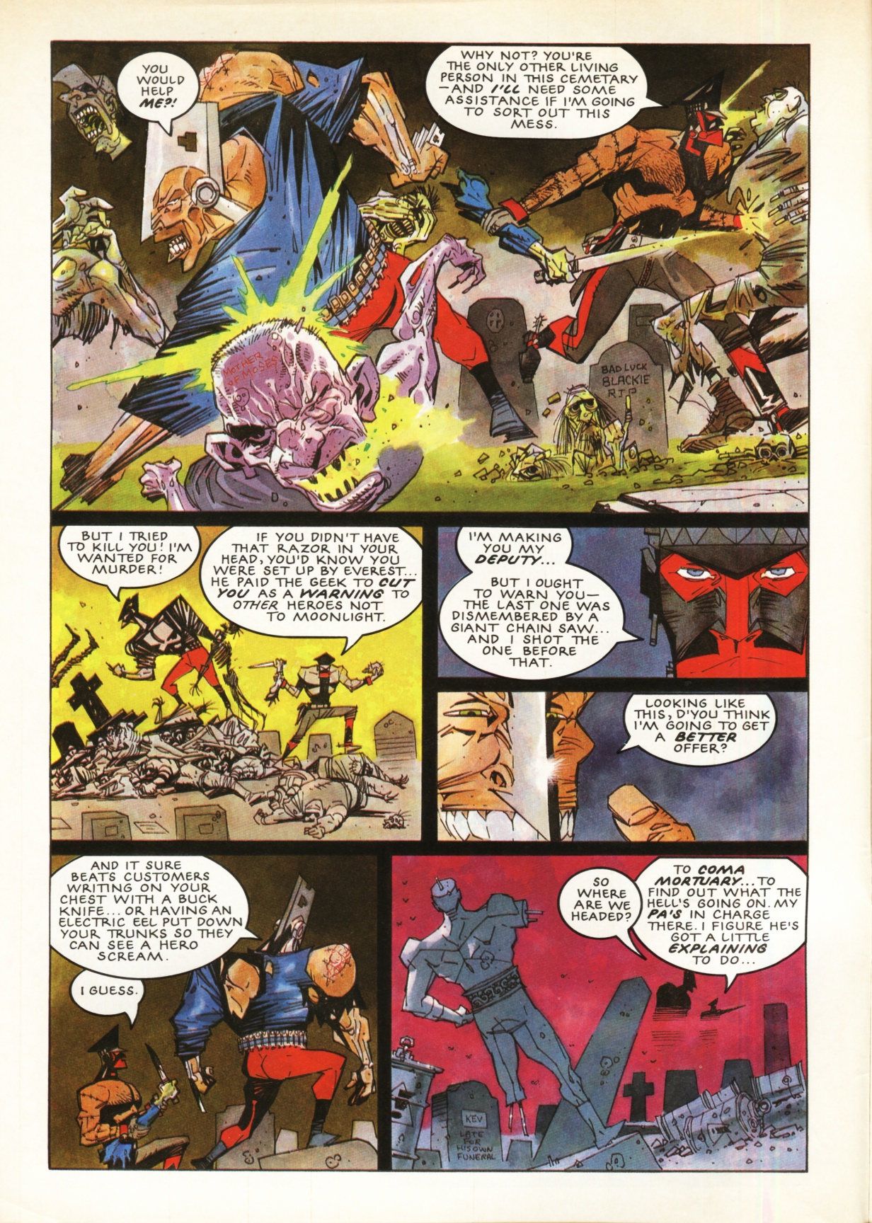 Read online Marshal Law: The Hateful Dead comic -  Issue # TPB - 38