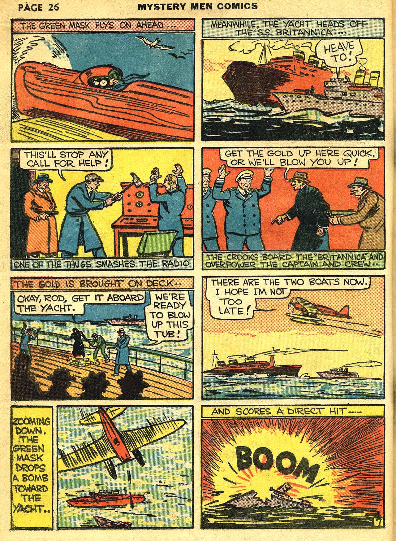 Read online Mystery Men Comics comic -  Issue #7 - 28