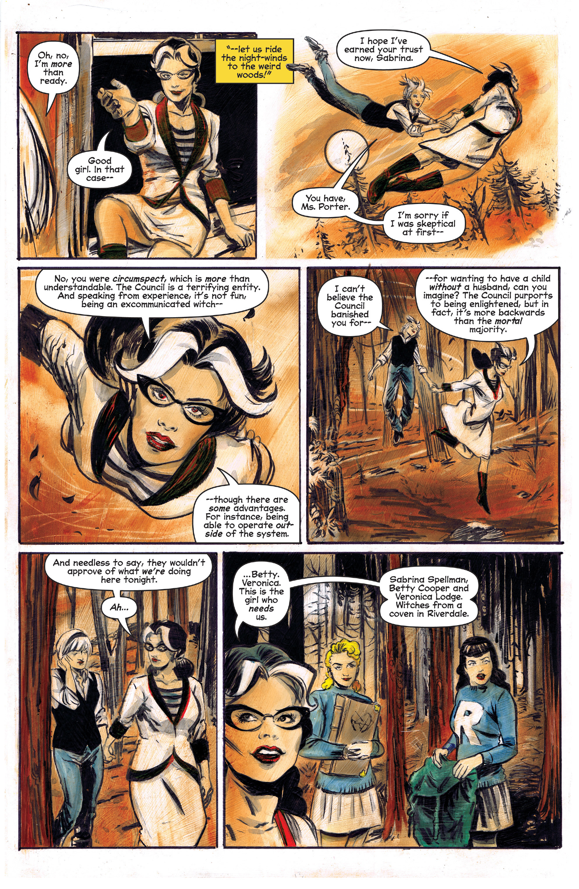Read online Chilling Adventures of Sabrina comic -  Issue #5 - 16