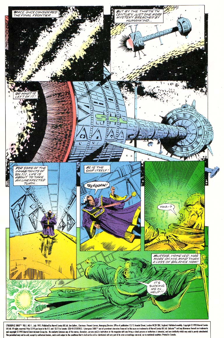 Read online Cyberspace 3000 comic -  Issue #1 - 2