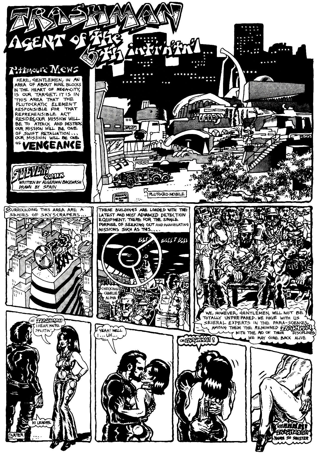 Read online Trashman Lives! comic -  Issue # TPB - 10