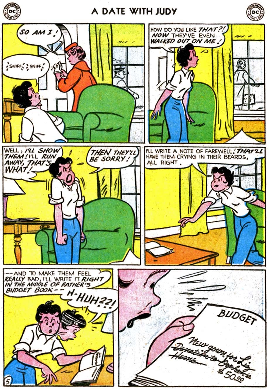 Read online A Date with Judy comic -  Issue #47 - 21