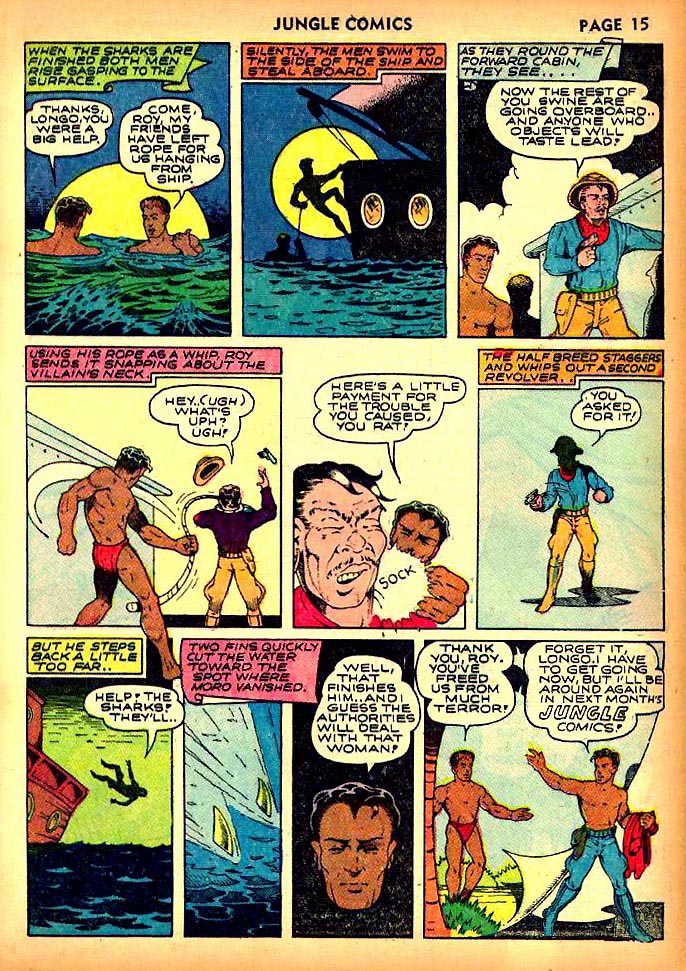 Read online Jungle Comics comic -  Issue #23 - 19