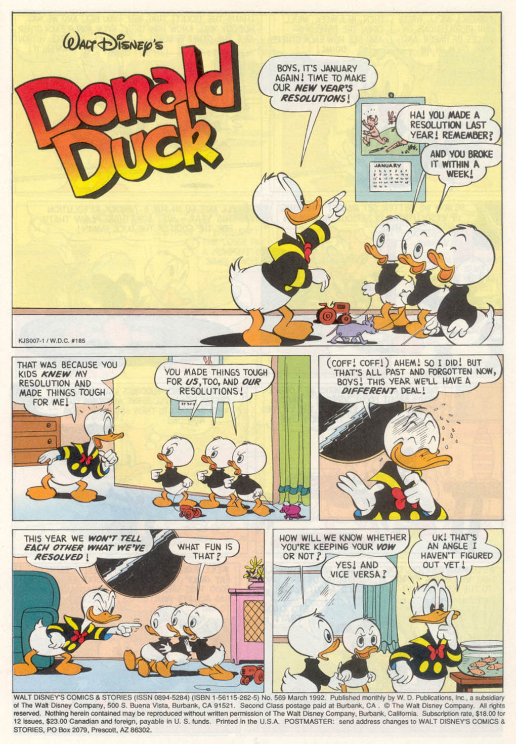Read online Walt Disney's Comics and Stories comic -  Issue #569 - 2