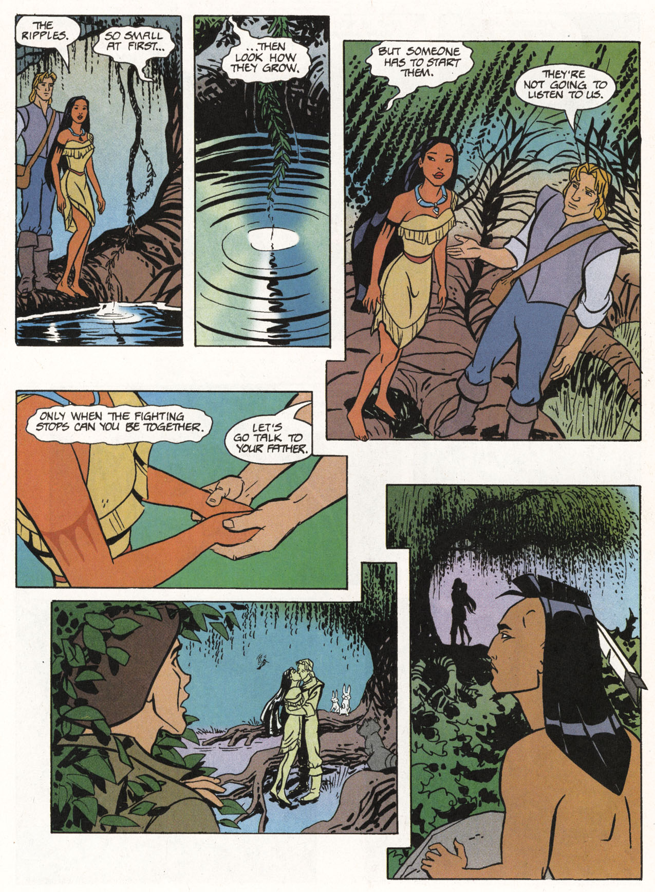 Read online Disney's Pocahontas comic -  Issue #1 - 38