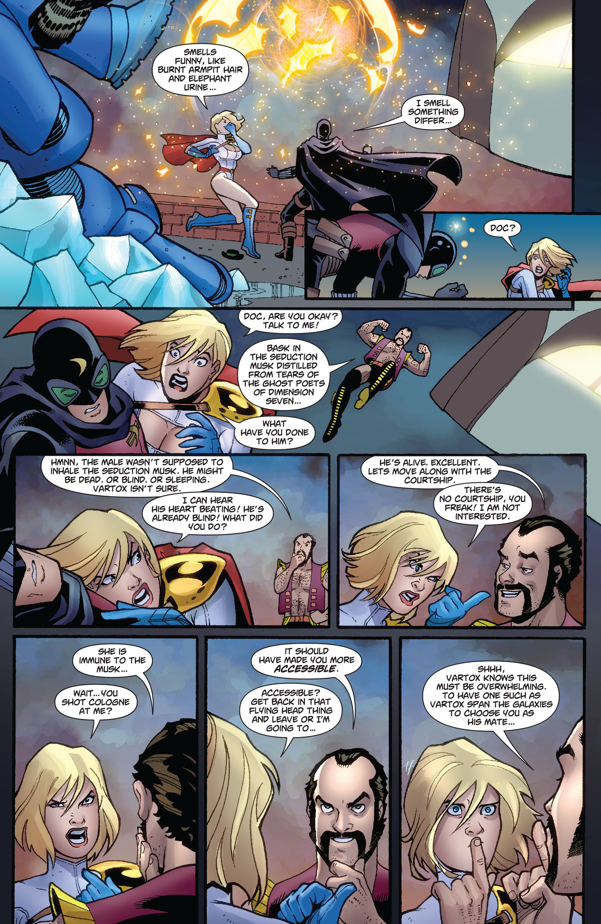 Read online Power Girl (2009) comic -  Issue #7 - 12