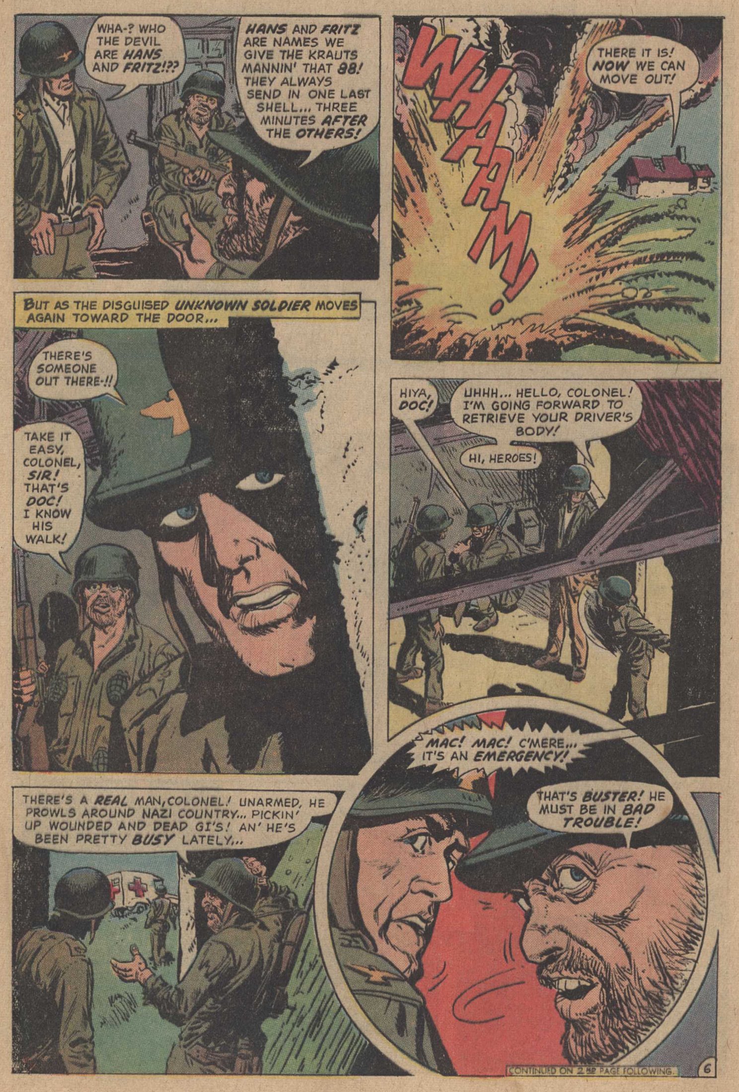 Read online Star Spangled War Stories (1952) comic -  Issue #166 - 7
