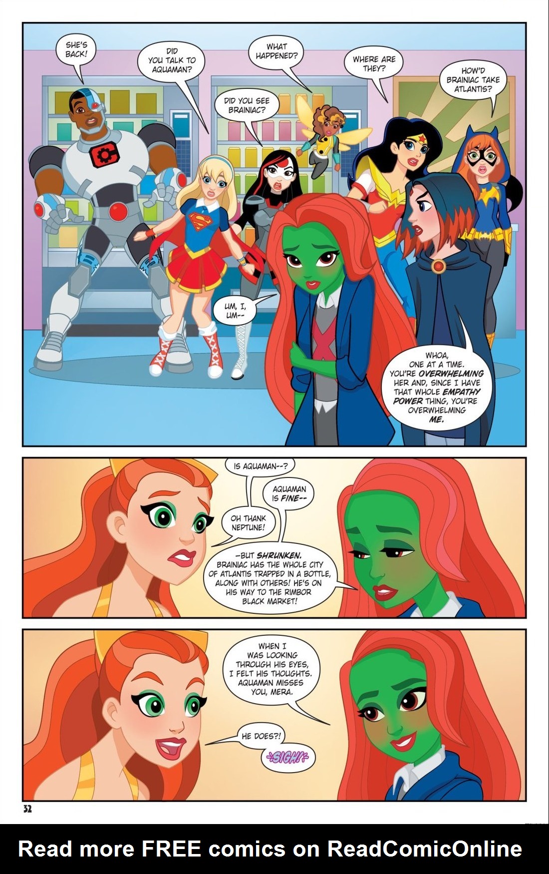 Read online DC Super Hero Girls: Search for Atlantis comic -  Issue # TPB - 32