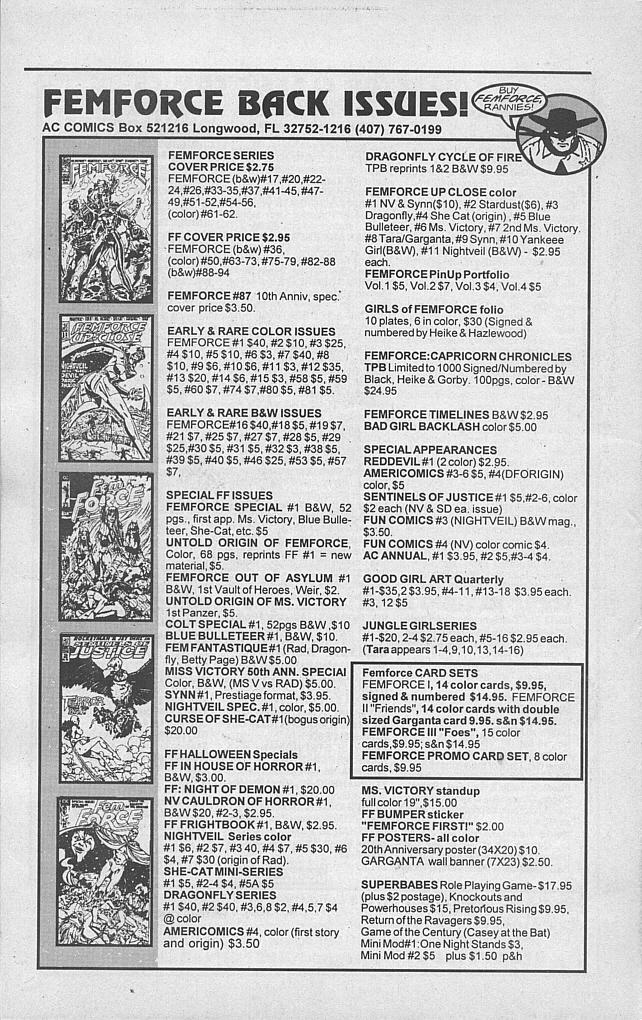 Read online Femforce comic -  Issue #93 - 34