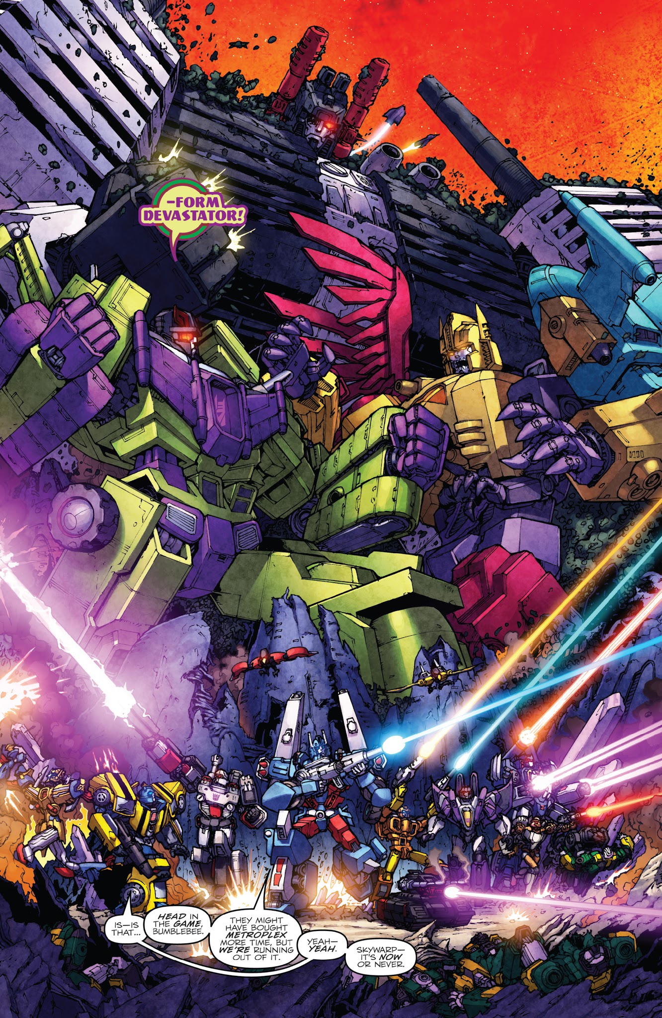 Read online The Transformers: Dark Cybertron comic -  Issue # TPB 2 - 113