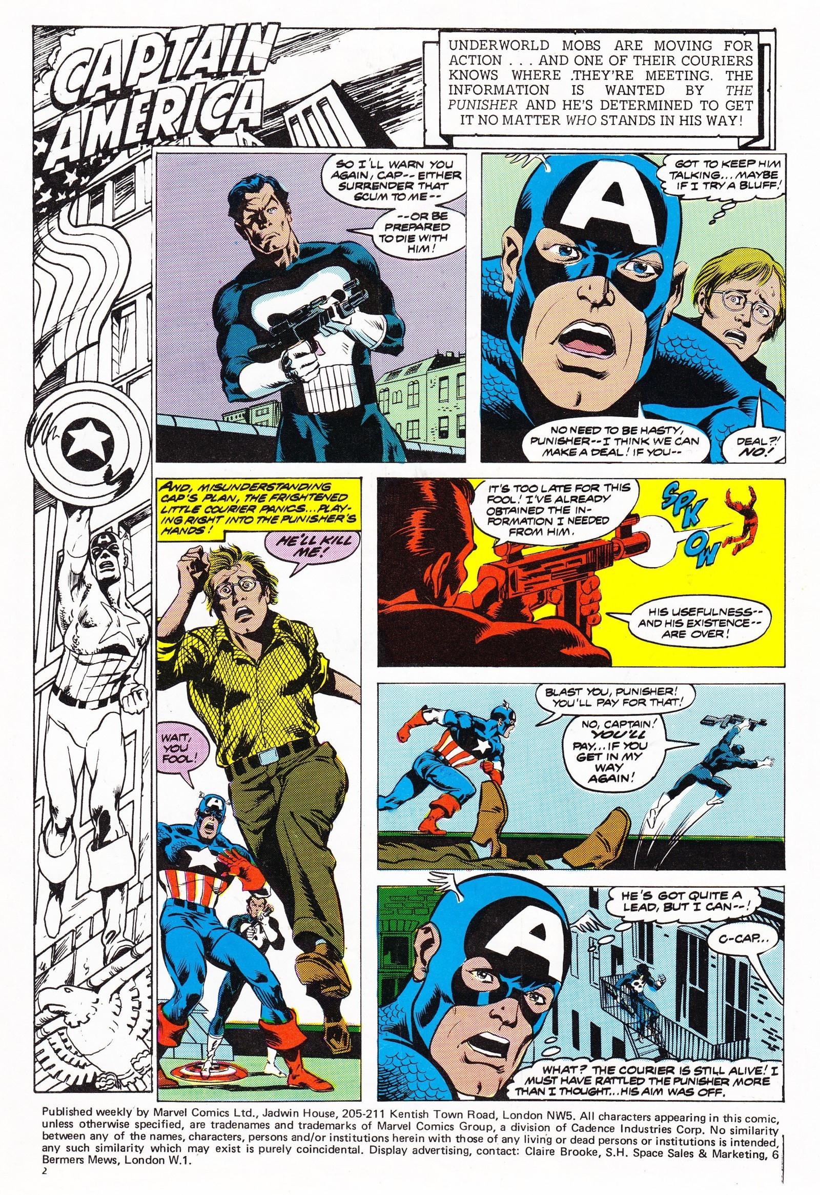 Read online Captain America (1981) comic -  Issue #50 - 2
