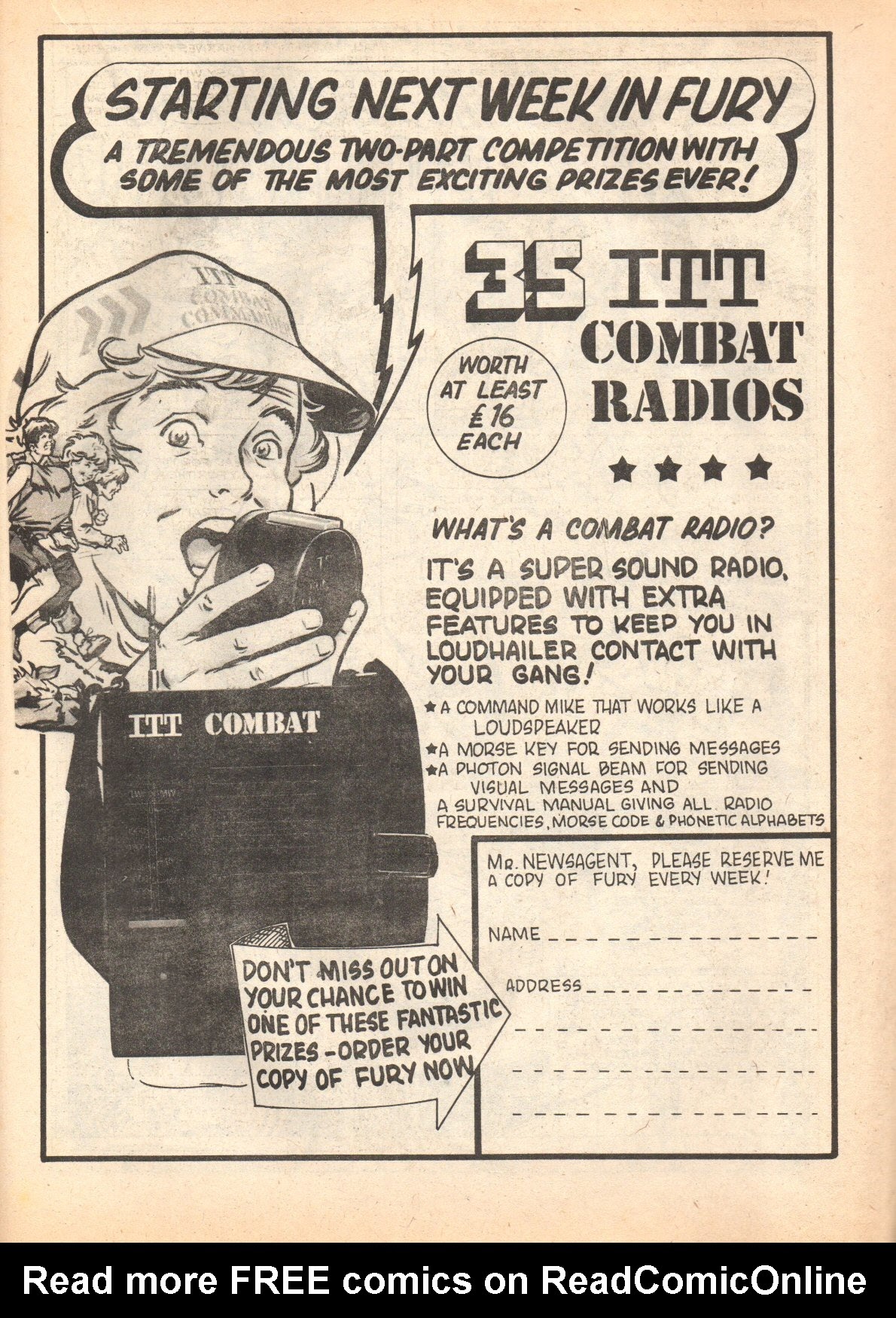 Read online Fury (1977) comic -  Issue #6 - 19