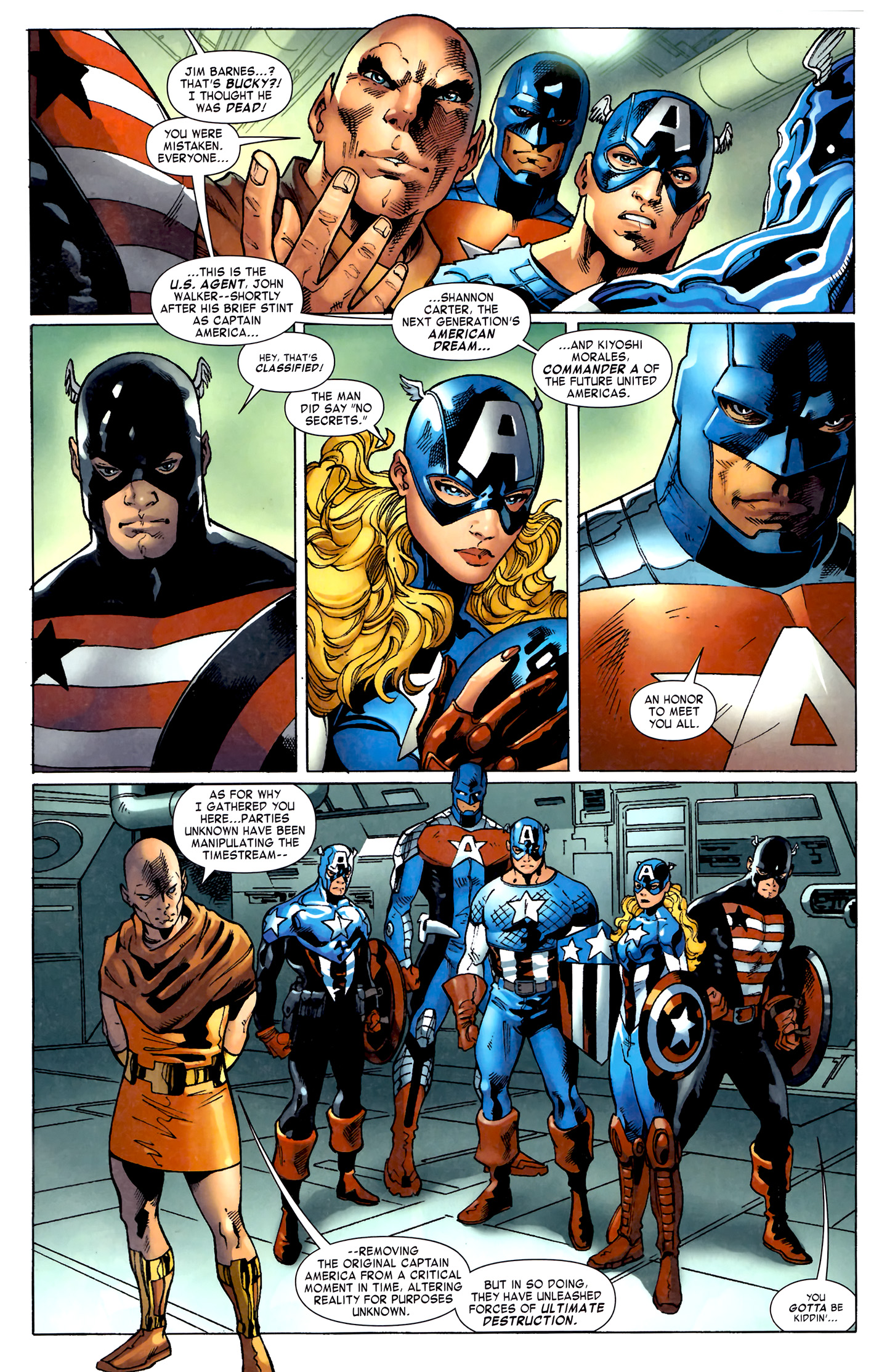 Read online Captain America Corps comic -  Issue #1 - 13