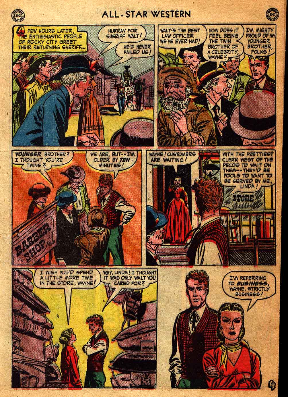 Read online All-Star Western (1951) comic -  Issue #58 - 7