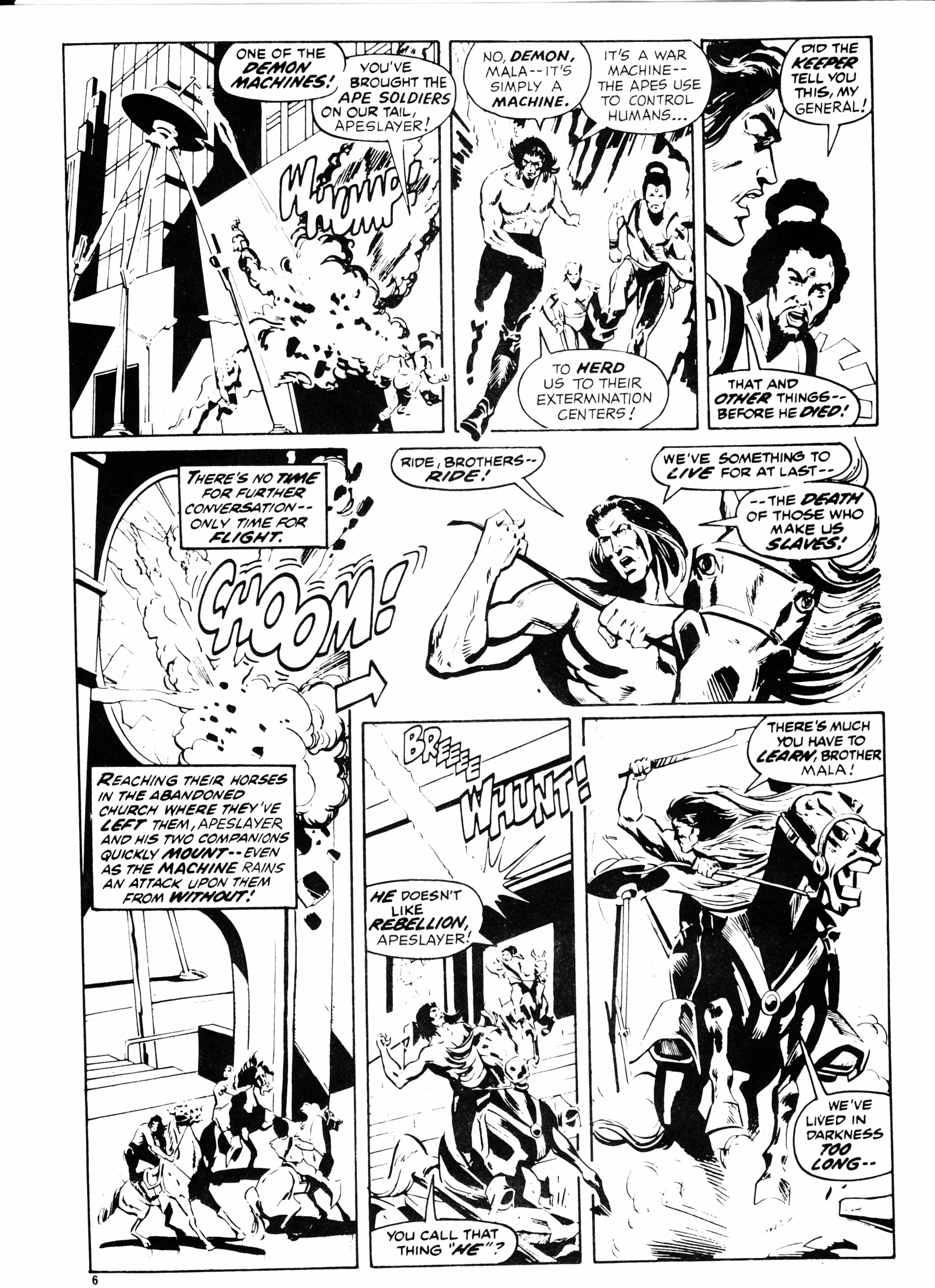 Read online Planet of the Apes (1974) comic -  Issue #25 - 6