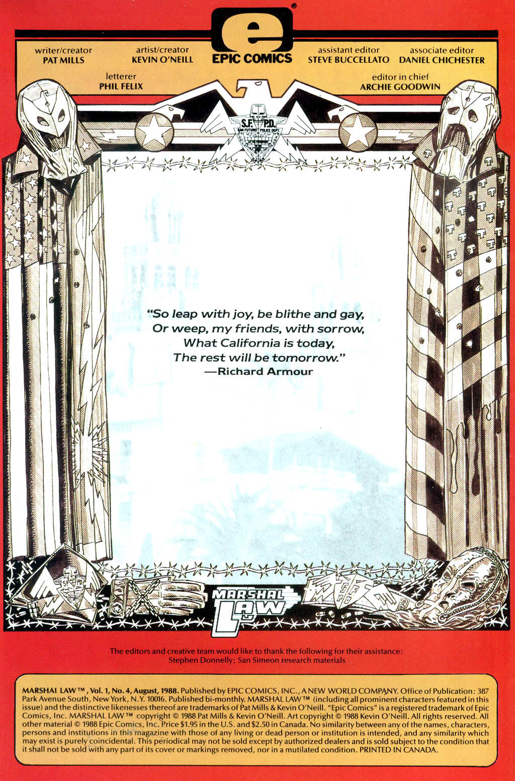 Read online Marshal Law (1987) comic -  Issue #4 - 2