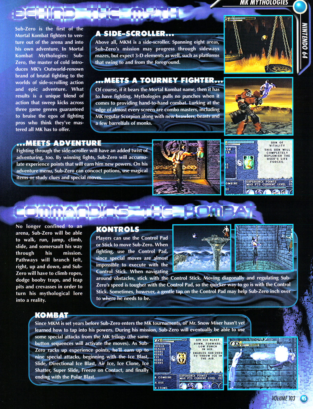 Read online Nintendo Power comic -  Issue #103 - 46
