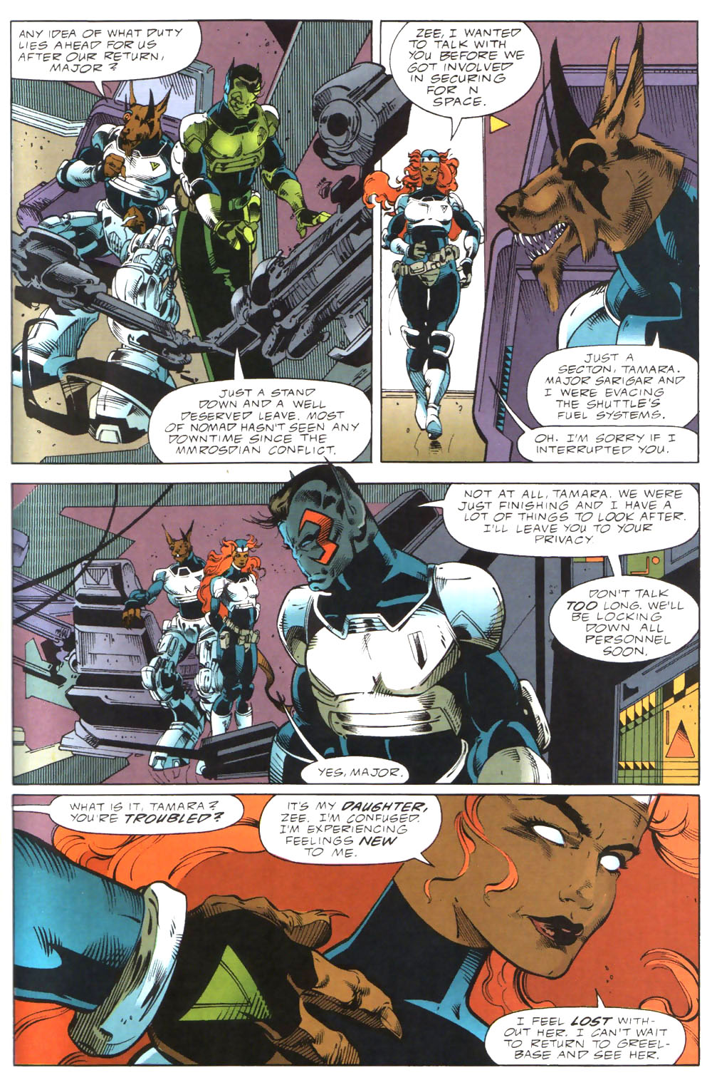 Read online Alien Legion: On the Edge comic -  Issue #1 - 12