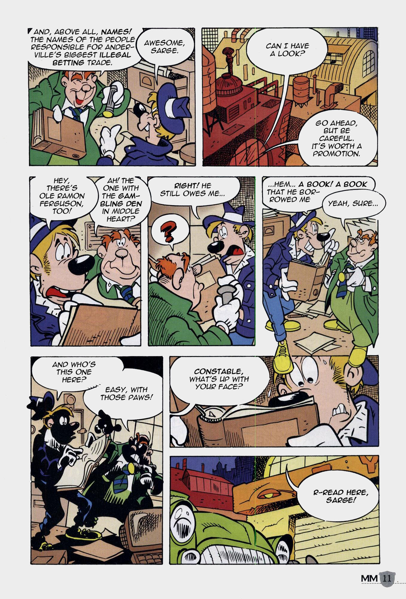 Read online Mickey Mouse Mystery Magazine comic -  Issue #1 - 11