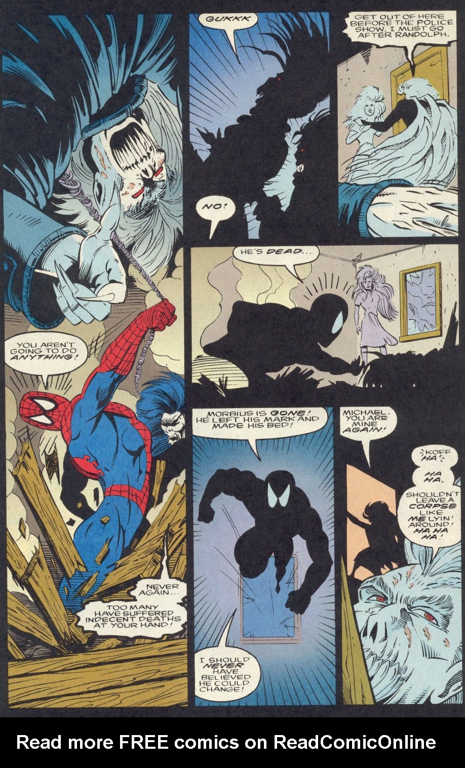Read online Morbius: The Living Vampire (1992) comic -  Issue #23 - 16