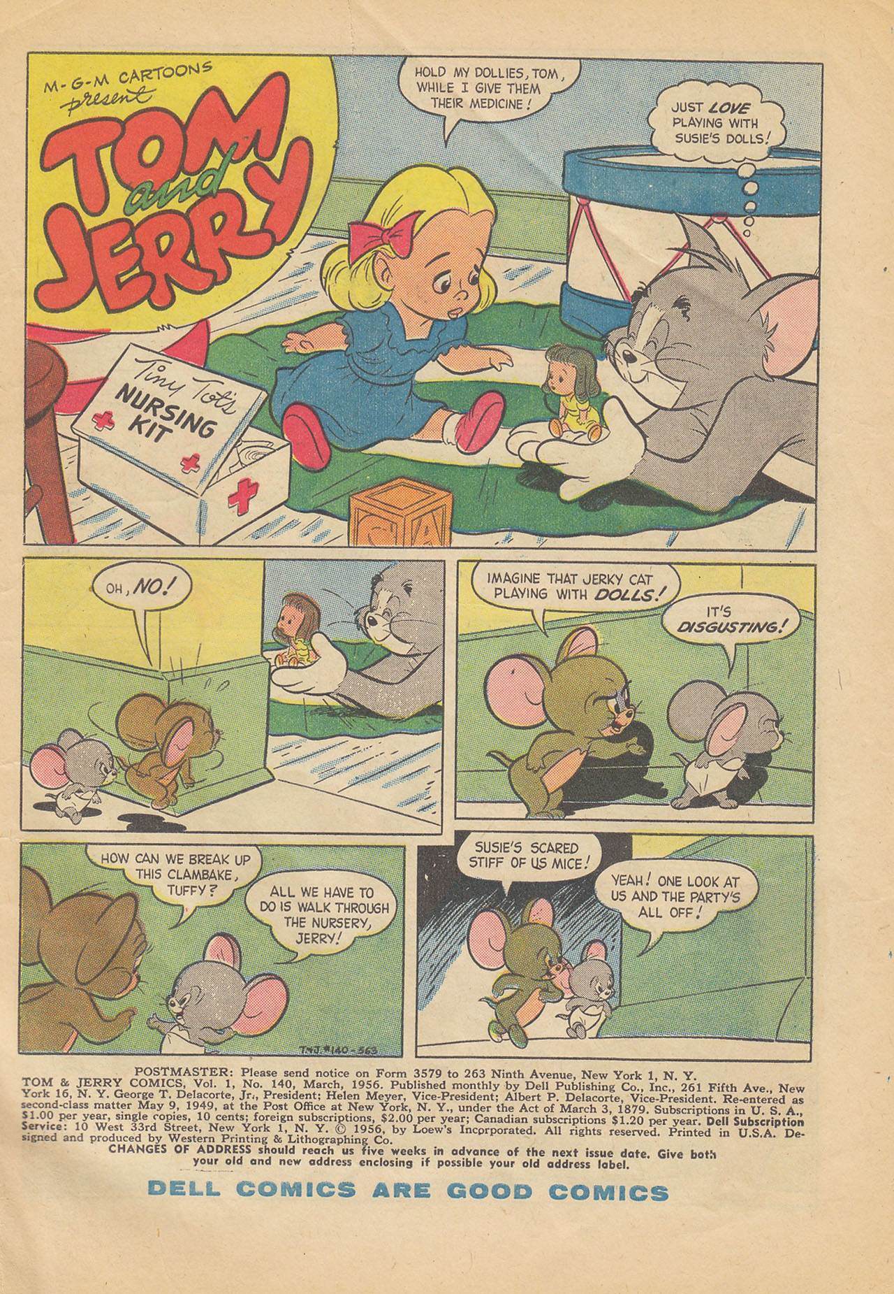 Read online Tom & Jerry Comics comic -  Issue #140 - 3