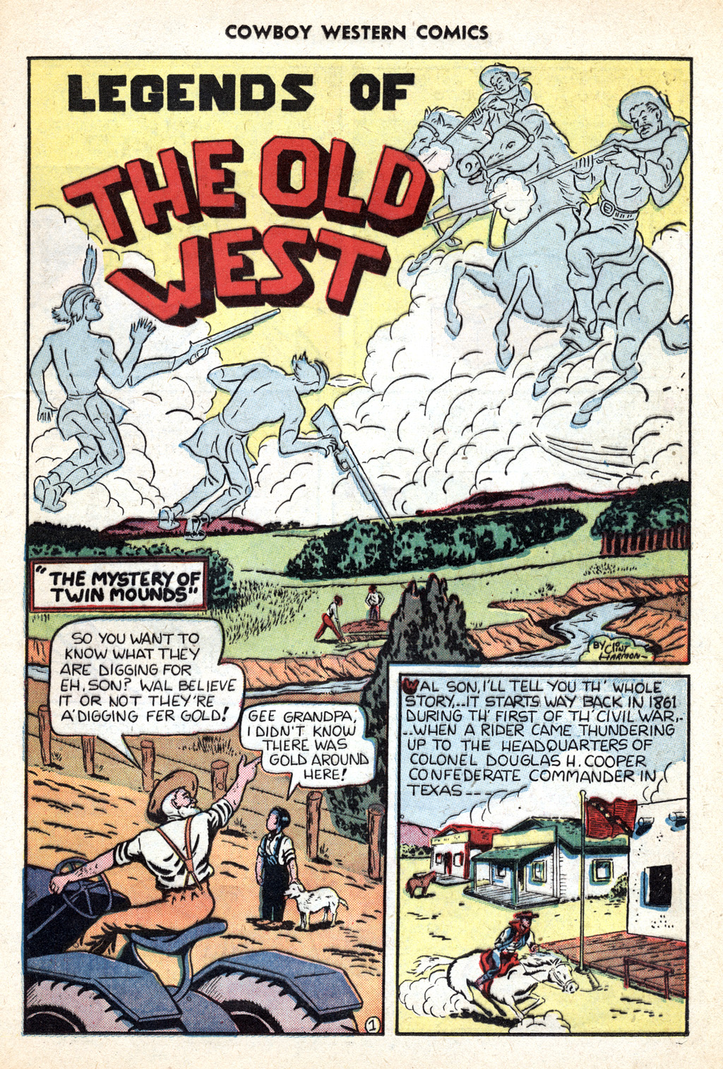 Read online Cowboy Western Comics (1948) comic -  Issue #32 - 25