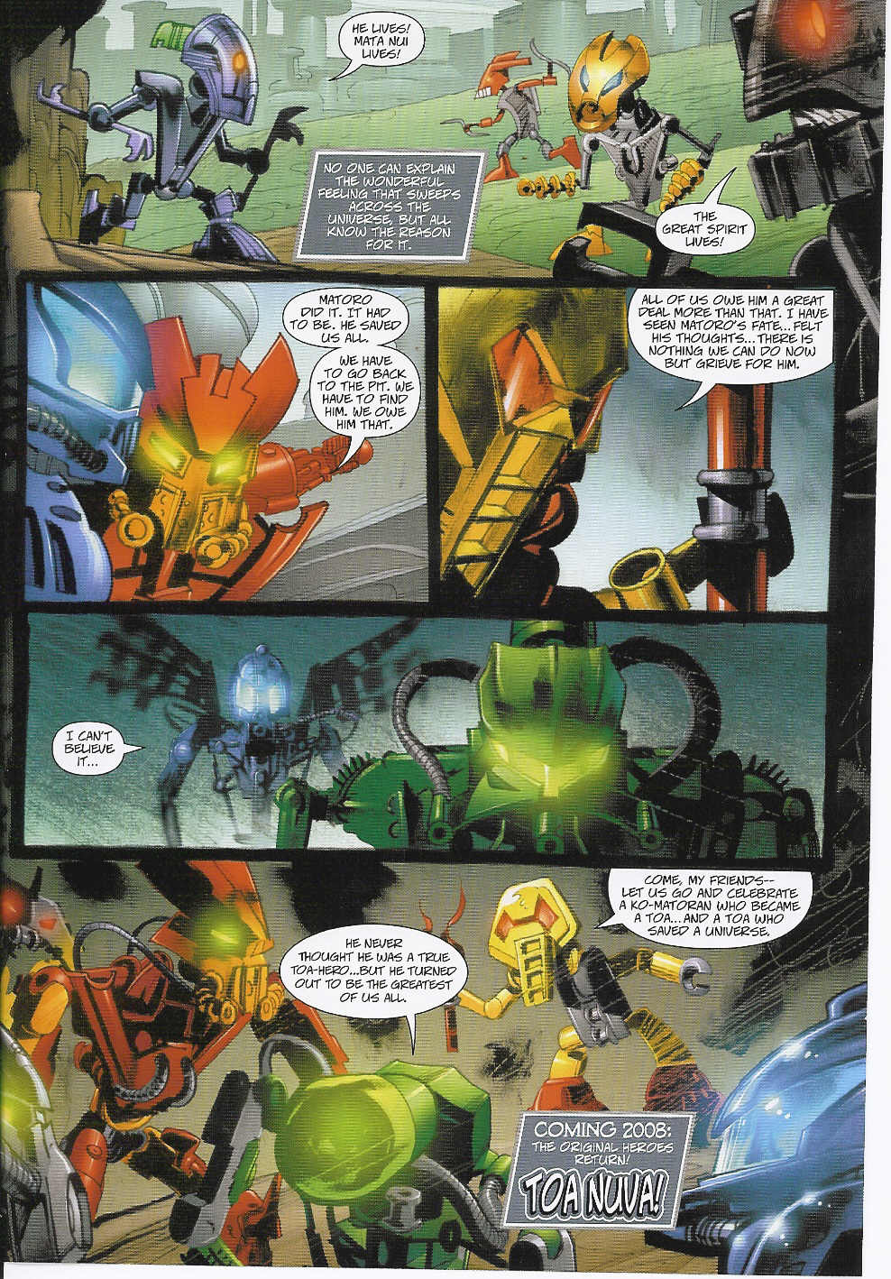 Read online Bionicle: Ignition comic -  Issue #11 - 12