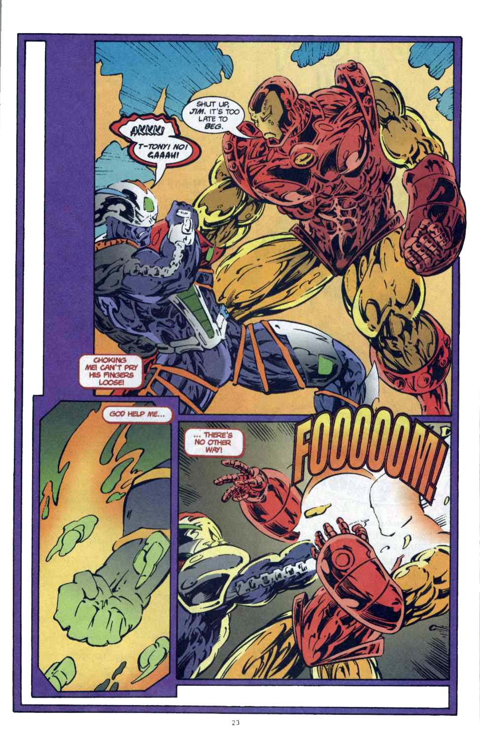 Read online War Machine (1994) comic -  Issue #22 - 16