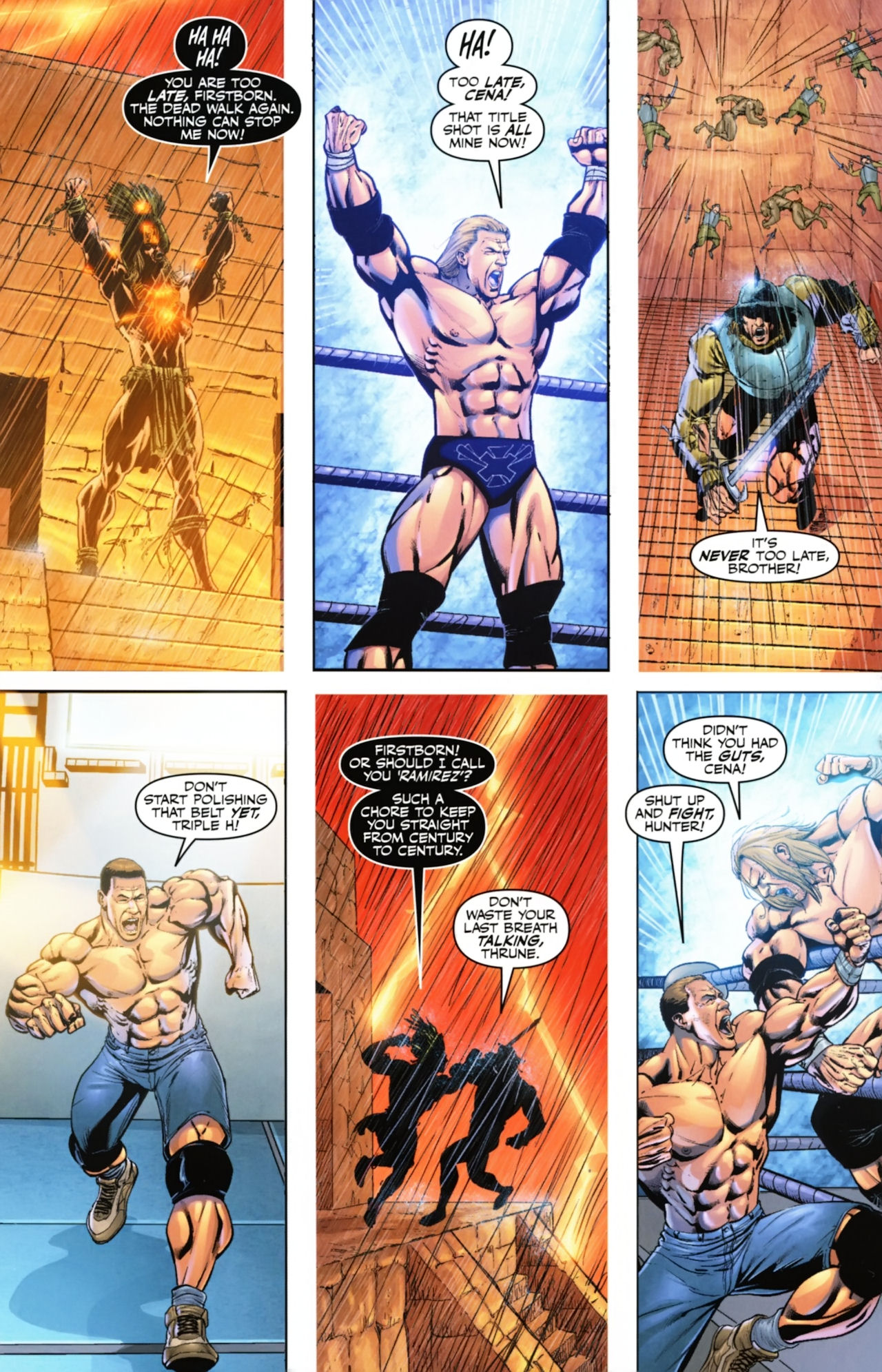 Read online WWE Heroes comic -  Issue #1 - 17