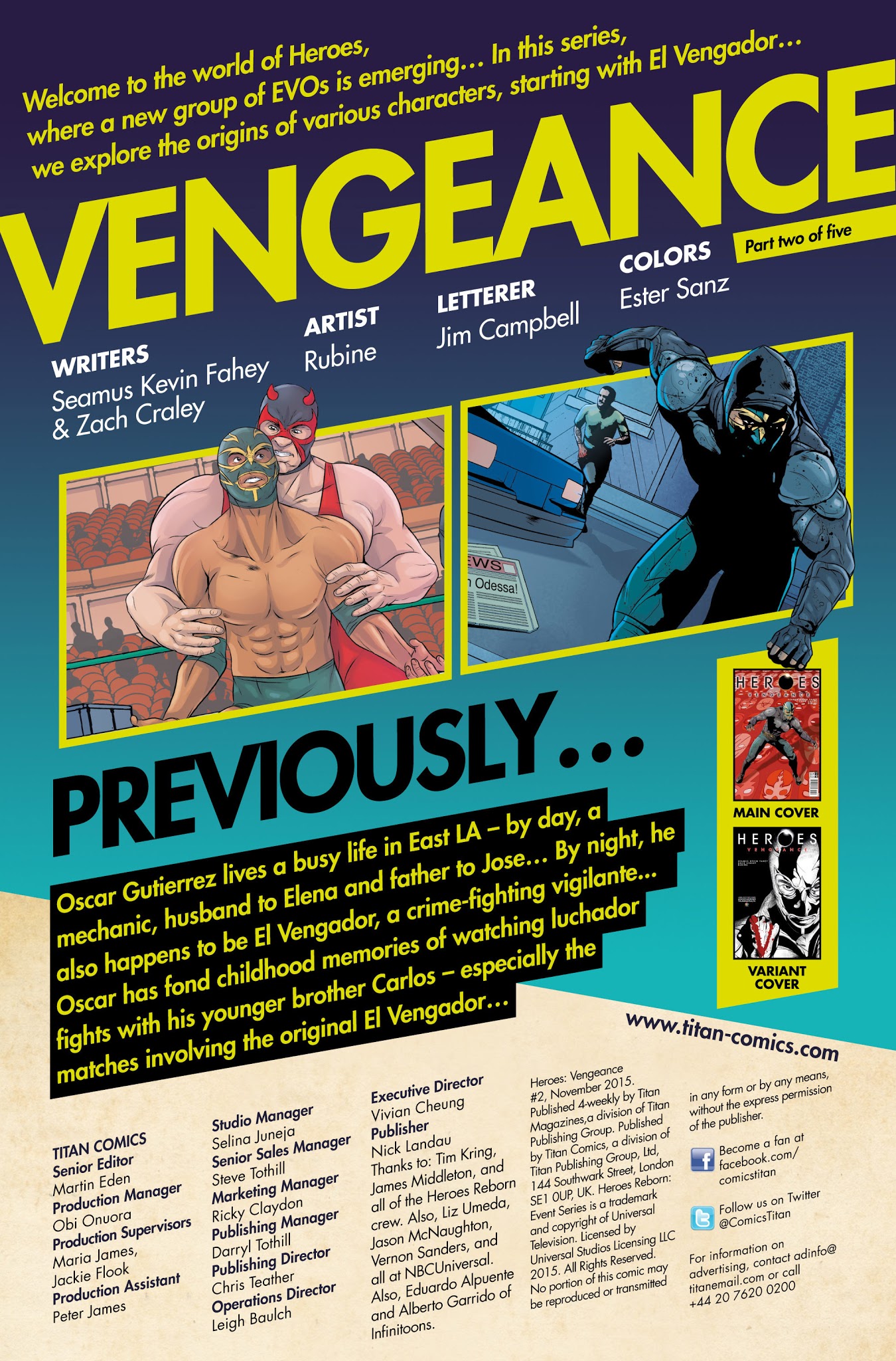 Read online Heroes: Vengeance comic -  Issue #2 - 2