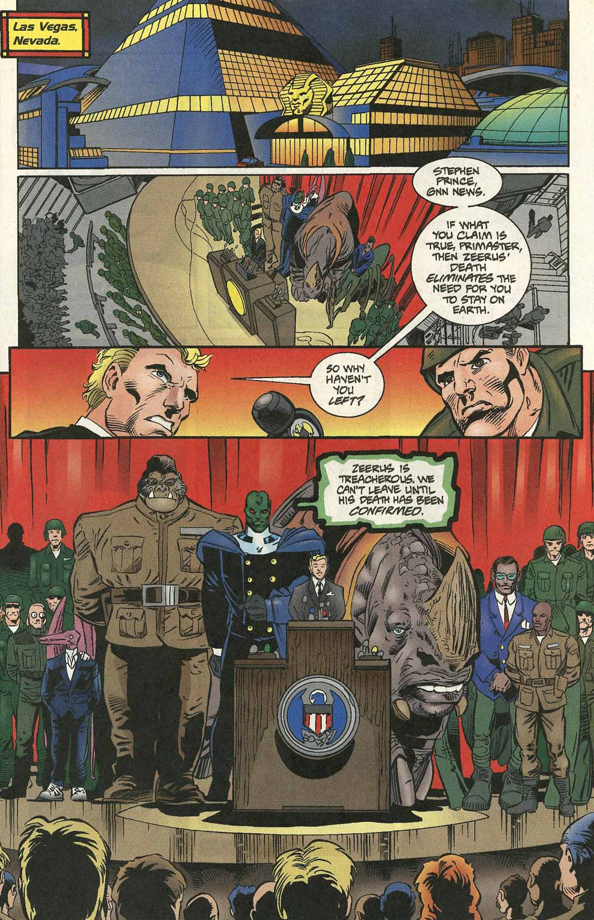 Read online Leonard Nimoy's Primortals (1995) comic -  Issue #14 - 12