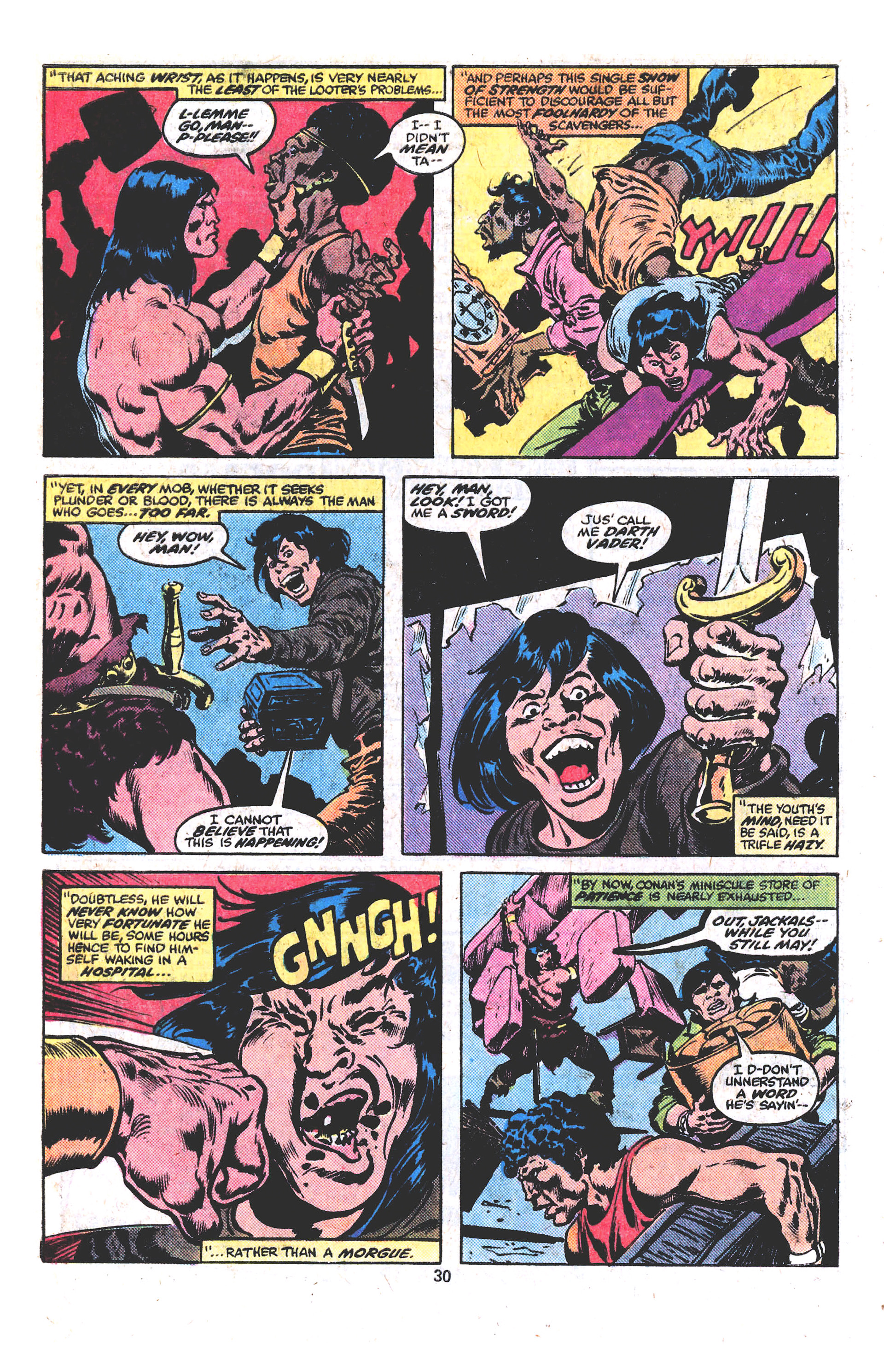 Read online What If? (1977) comic -  Issue #13 - Conan The Barbarian walked the Earth Today - 23