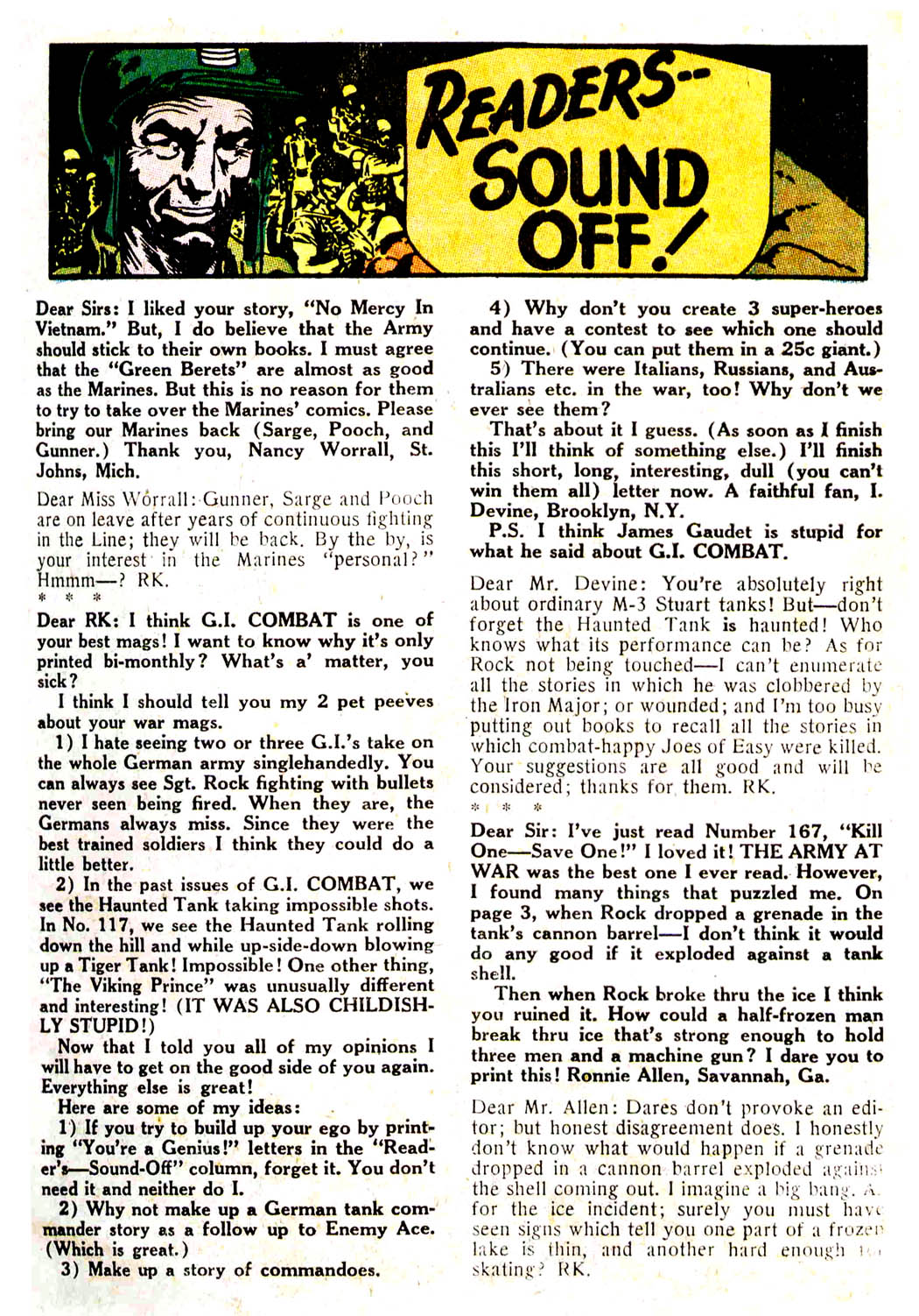 Read online Our Army at War (1952) comic -  Issue #180 - 11