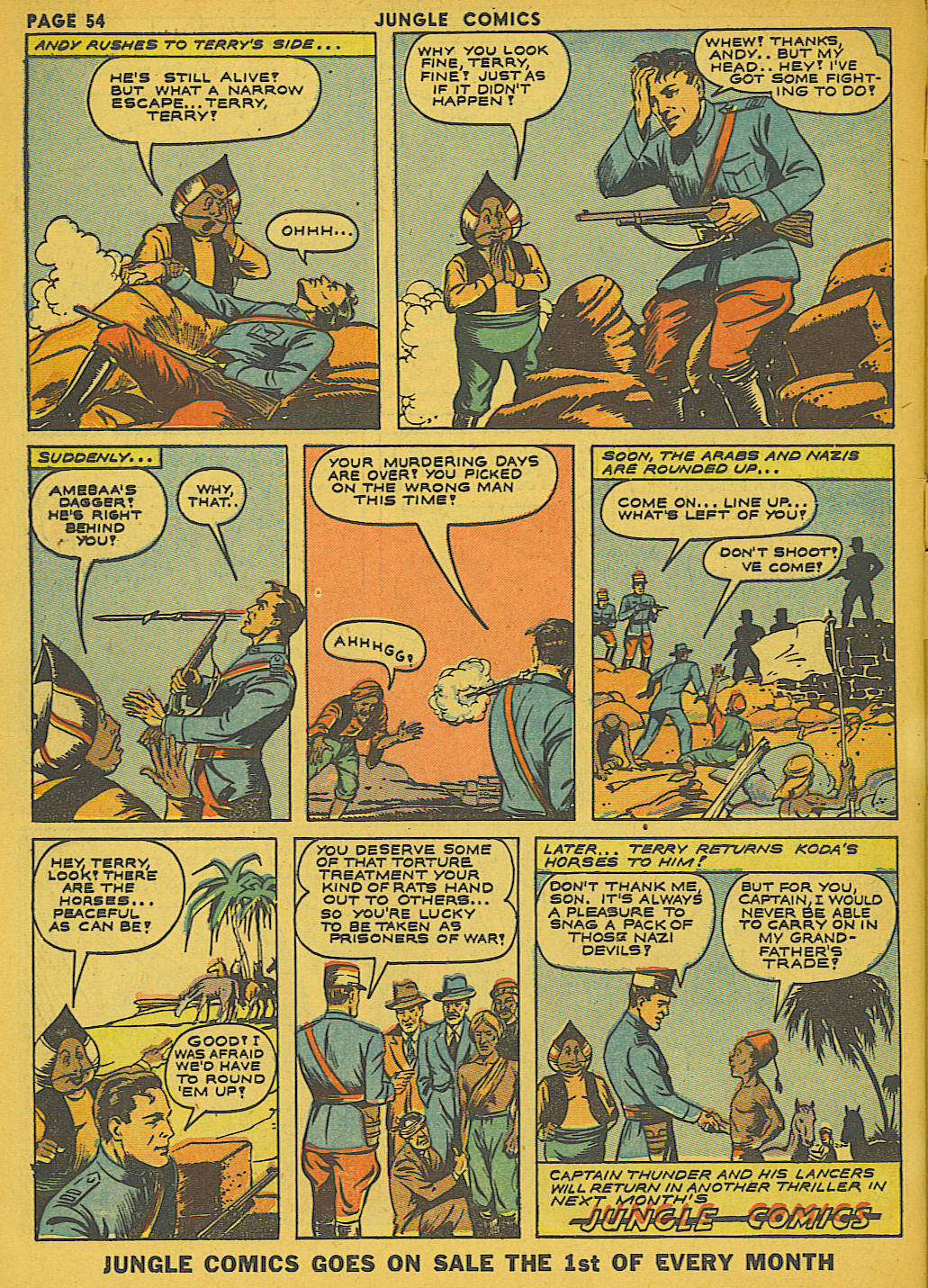 Read online Jungle Comics comic -  Issue #41 - 56