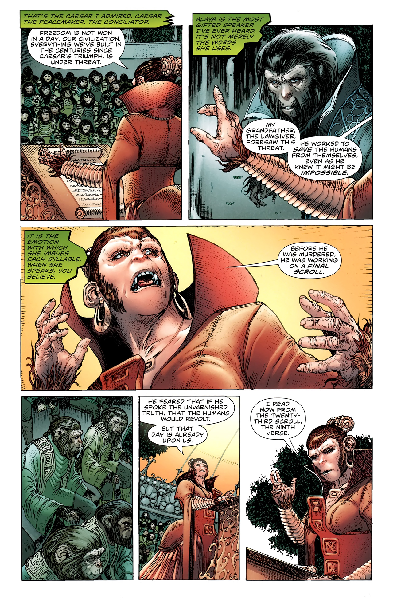 Read online Planet of the Apes (2011) comic -  Issue #7 - 22